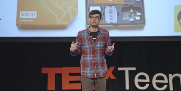 TeamKano's tweet image. Our co-founder @alexnklein talks about The Codes We Live By at @TedxTeen getkano.co/1eAT3dr