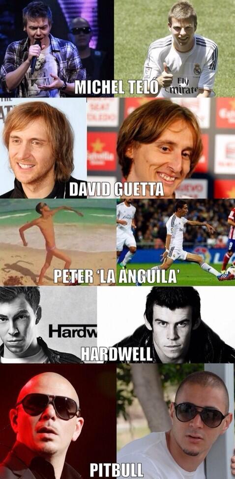 Parecidos madridistas