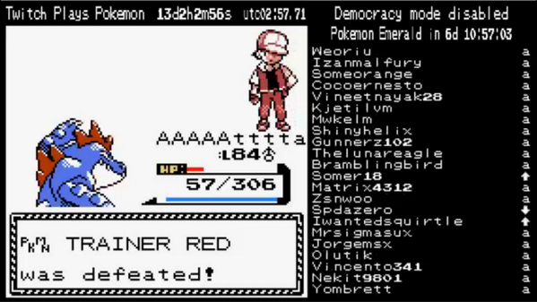 Lazor_Gator's tweet photo. #twitchplayspokemon That look in his eyes says it all. #CHAMPIONS #NOGODS #RIPAMBER #RIPDOME #RIPHELIX http://t.co/HRRG3cqzh1