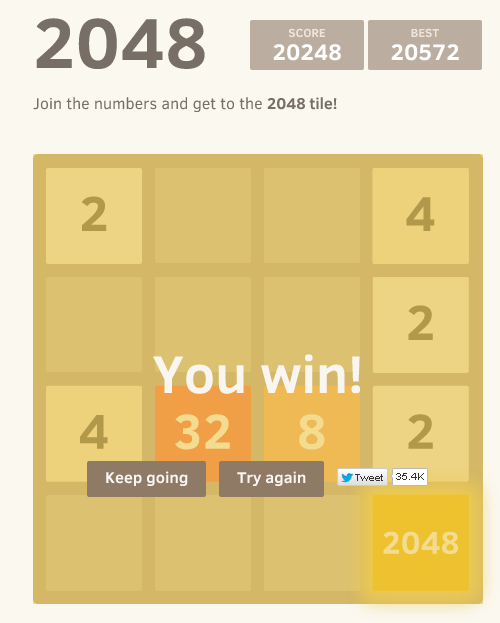 sandeep_devi's tweet photo. Againnn! :P #2048game http://t.co/SyvpKQTSEk