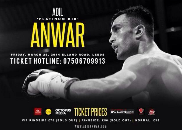 BoxLeeds's tweet photo. Tickets available from @naveed_13 don't miss out @Adil_Anwar RT http://t.co/I30kOoE5Rq