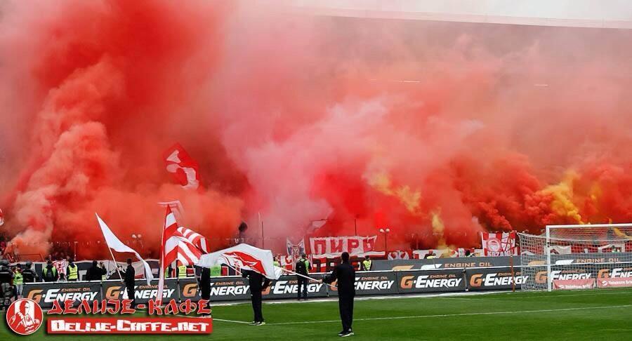 Ultras Europe on X: Delije today (Red Star Belgrade - Radnicki