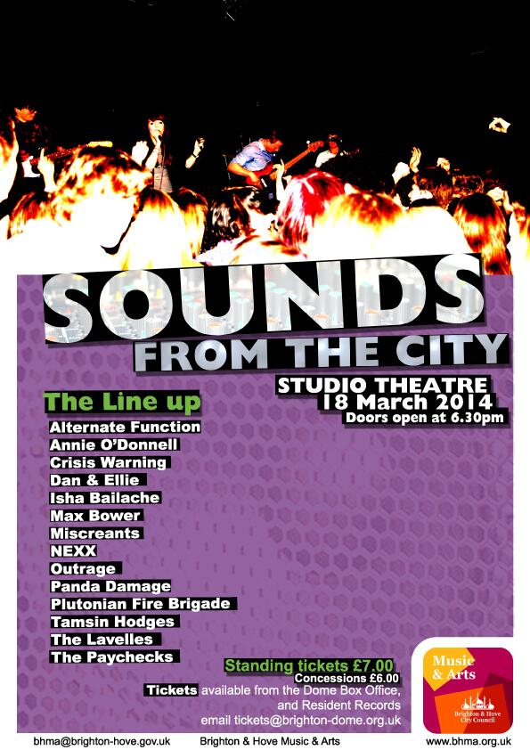 Ready to go for sounds of the city! Here's the line up
