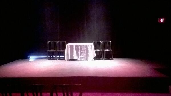 360productions's tweet photo. A solitary moment before we open tonight. #TheVaginaMonologues Meets #TheFWord. Buddies In Bad Times @yyzbuddies http://t.co/rh7RiOxYtt