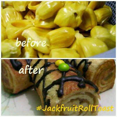Menu baru juga cocok dinikmati di hari Minggu... #JackfruitRollToast !Manis&amp;amp;bau khas nangkanya ttp ada :)
