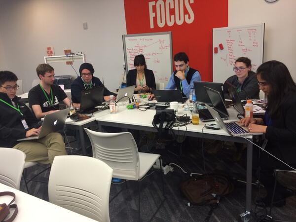 #AECHack in full swing.