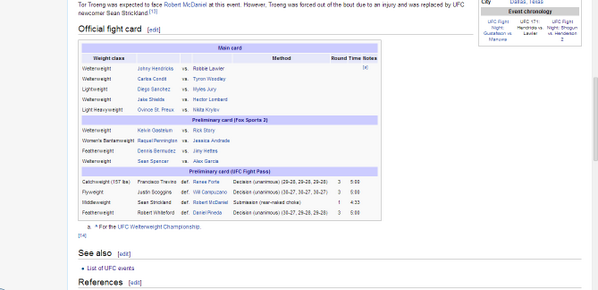 UFCMemes's tweet photo. No wiki page, no problem #UFC171 http://t.co/xH6s8as66x