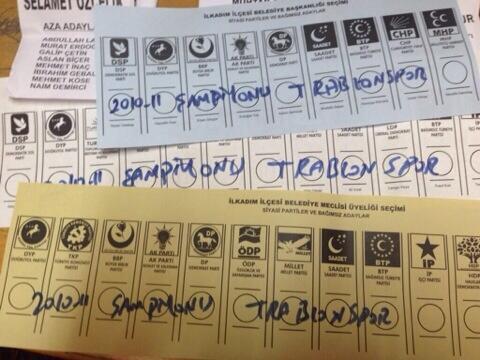 Seçimin ilk gerizekalısı yine aynı takım taraftarı! Kutluyoruz <a href="/trabzonspor/">Trabzonspor</a>