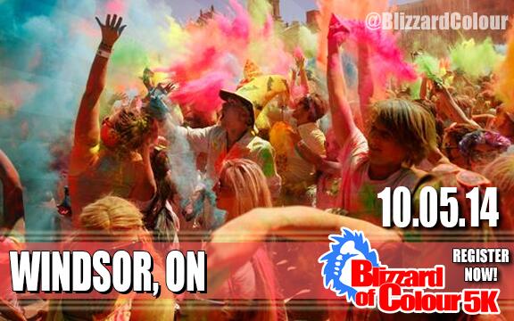 BlizzardColour's tweet photo. We are coming to Windsor. Registration is now open for the 100% Canadian colour running event. http://t.co/FhkObcGEDm http://t.co/PHfsiHxqn6