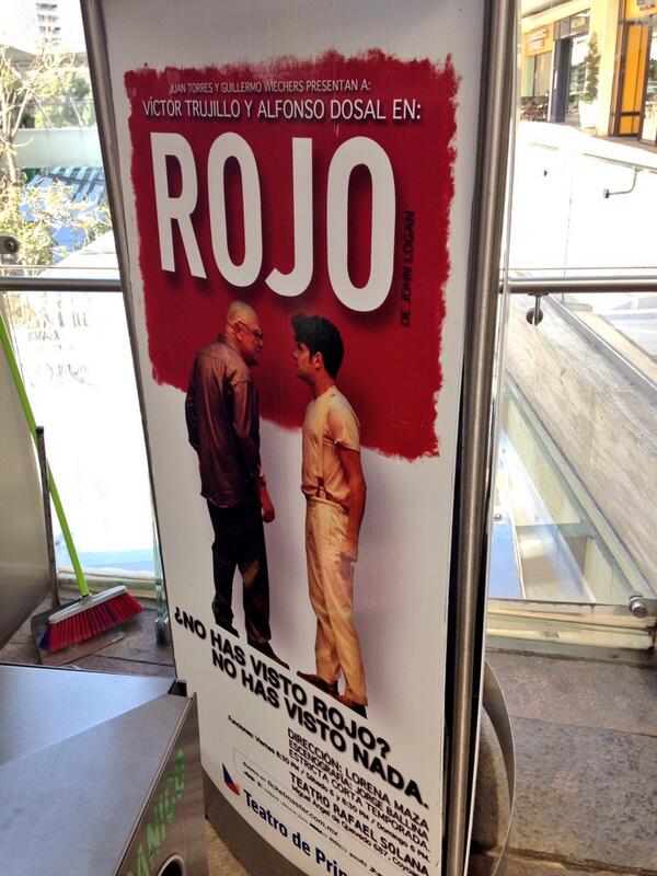 journacho's tweet photo. Hey @periodistaescob me acordé al instante de ti con este estreno acá en el DF! 🎭 A ver si me da tiempo! RT @RojoCL http://t.co/KPS7k7Of5J