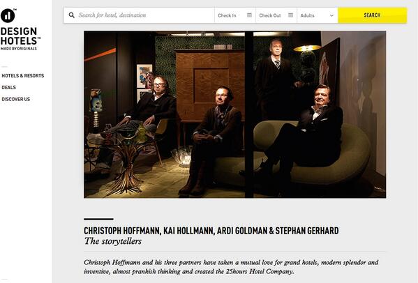 TheBlyProject's tweet image. RT @skift: Can immersive storytelling work on hotel booking sites? @Design_Hotels is trying it skft.it/1mBB92p