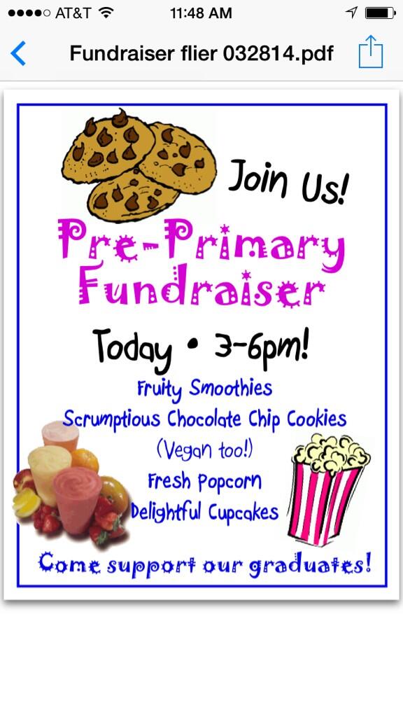 Roots Pre-Primary Fundraiser!!!