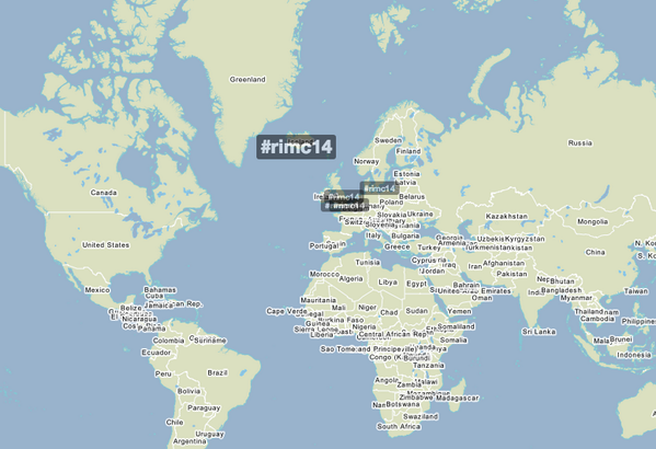 NedPoulter's tweet photo. Wow #RIMC14 is trending! #gohardorgohome http://t.co/kDSPtxPCnq