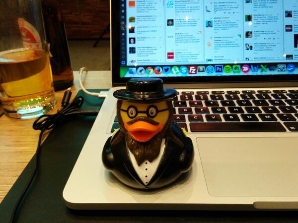 alexmoss's tweet photo. LOOK! @MrNeuman is at #RIMC14! http://t.co/epeJX3xodl