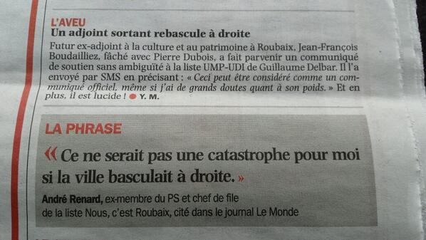 Fredrbx's tweet photo. #Mun59100 1 adjoint de @PDubois2014 nous soutient, un autre pour qui notre victoire ne serait pas une catastrophe.. http://t.co/F8CiI68D9d