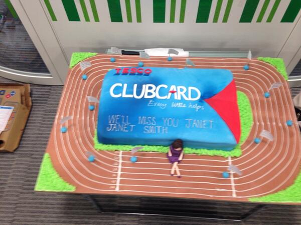jaimo1977's tweet photo. Sad day for Tesco, goodbye Janet Smith a Clubcard legend @TescoClubcardUK thank you! http://t.co/JkdZ4LfCxm