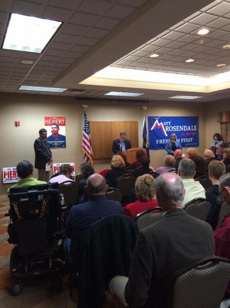 Great night at Flathead Republican Women's event!!. 
Thank you to the 150 interested citizens that came...