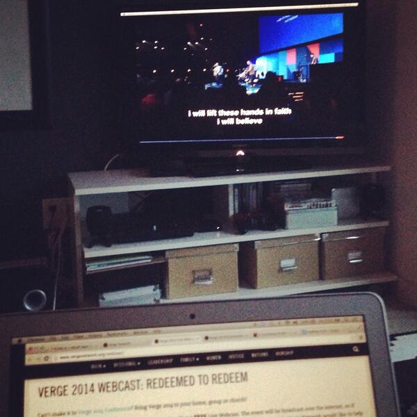 jwongs's tweet photo. Waking up early for this webcast! Thanks @VergeNetwork for making this free! #redeemedtoredeem http://t.co/jfOjE3ZAzx