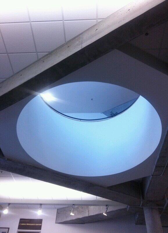 KelliSincock's tweet image. #SGCI2014 SFSU art building.  Art in unexpected places.