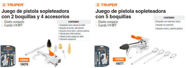 DAPRAKA's tweet photo. Juego de pistolas sopleteadoras y accesorios http://t.co/XOafevsTHz