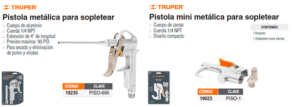 DAPRAKA's tweet photo. Pistolas sopleteadoras #Truper http://t.co/jaWCnmq1Lp
