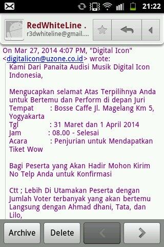 RedWhiteLine's tweet photo. Audisi nih :) @UZoneIndonesia http://t.co/qLoXfeFO6E