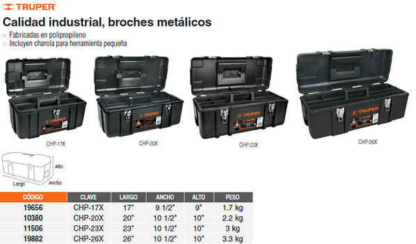 DAPRAKA's tweet photo. Cajas de herramientas #truper negras http://t.co/IKHh6trB9G
