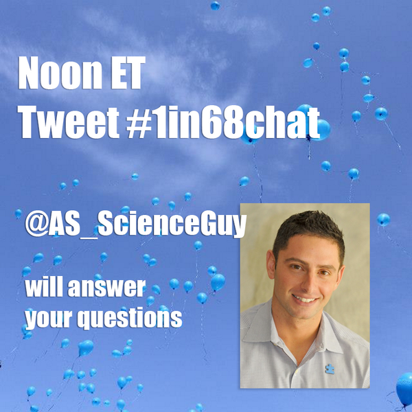 autismspeaks's tweet photo. #1in68chat Have questions about the CDC's new prevalence numbers? #1in68 http://t.co/meULDJqAX4