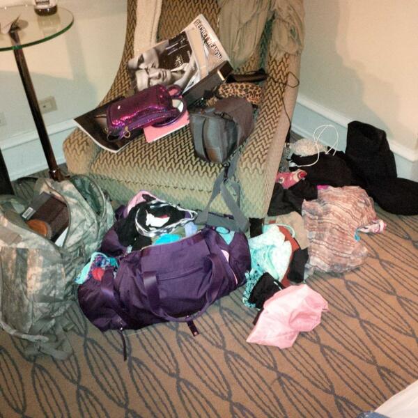 kmpippy's tweet image. @WhatTheLeck u excited to share a room with her again :) Actually she dumped her stuff and ran out! #nyc #2much2do