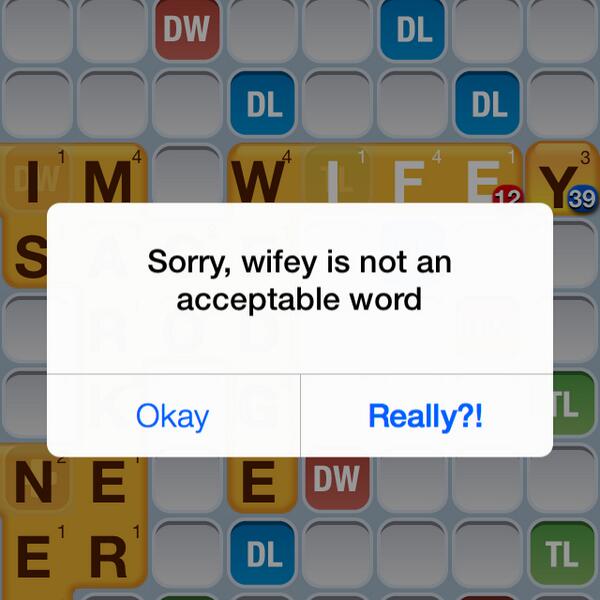 PKC101511's tweet photo. Can't believe that #wifey isn't accepted! http://t.co/YmfhcULYSc http://t.co/64LnbmYnl0