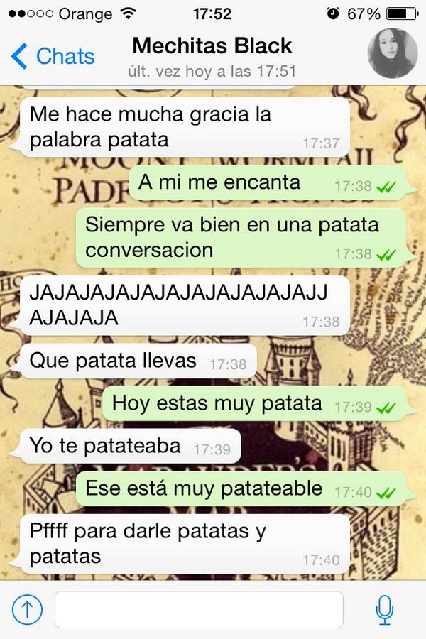 LurdesSalvatore's tweet image. Patata conversaciones con @MissNothingGold