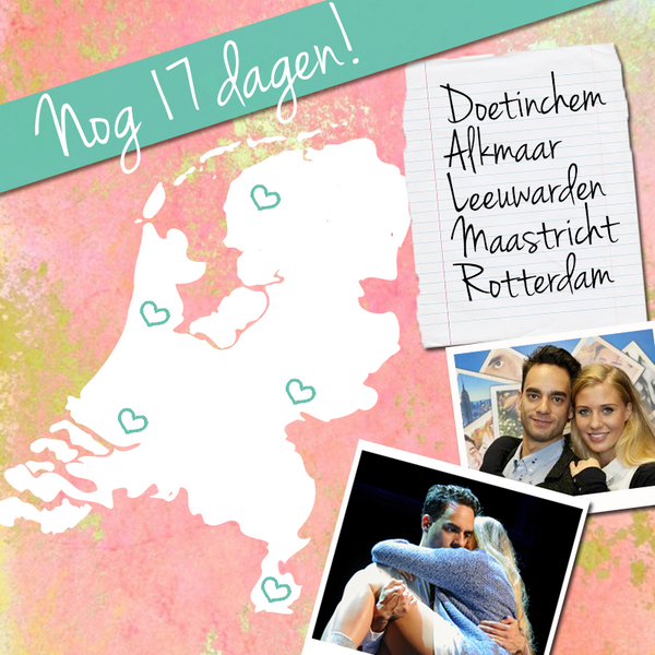 NLLoveStory's tweet photo. Nog 17 dagen! Kom jij nog kijken in 1 van deze steden? #NLLoveStory http://t.co/OFG2XSatB9
