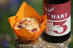 TowcesterFood's tweet image. A taste of @Hartfamilybeer #PopUpPub in #Wellingborough tomoz. Fine ale + #buffins from @blakesleycake
