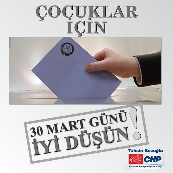 tahsinbozoglu's tweet photo. Çocukları önemsedik onlar için mutlu bir kent inşaa ettik . Onlar için iyi düşün Susurluk . http://t.co/QCbtvSH0E5