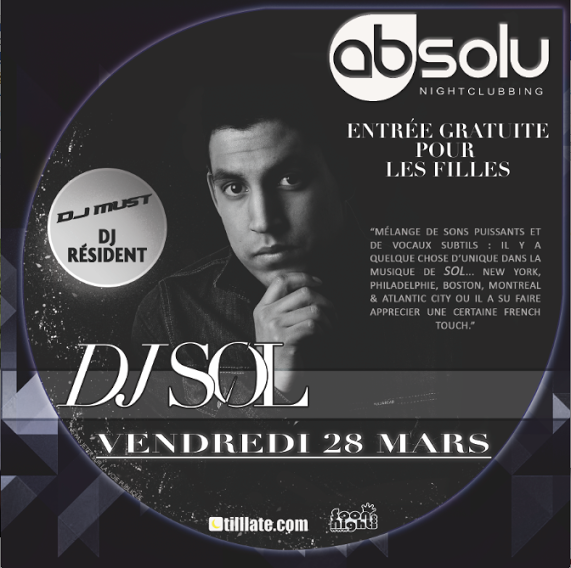 alexabsolu's tweet photo. Ce soir DJ SOL &amp; DJ MUST aux platines de l'Absolu !   entrée gratuite pour les filles ! RESAS &amp; VIP : 06.29.37.43.92 http://t.co/xM2nGhH53H