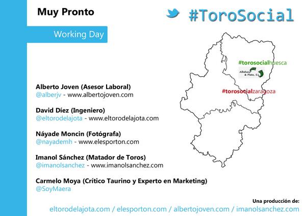 imanolsanchez's tweet photo. #torosocial Muy pronto #torosocialzaragoza #torosocialhuesca by @SoyMaera @alberjv @Nayademh @eltorodelajota http://t.co/HchKbWXjvC
