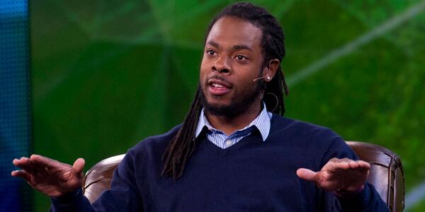Seahawks's tweet photo. Friday Round-Up: @RSherman_25, marketing guru http://t.co/ttnYgm4n64 http://t.co/yltNO5Uyuc