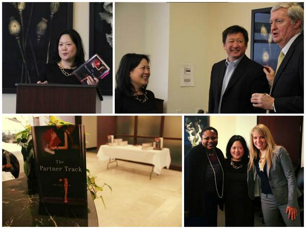 MLAGlobal's tweet image. Special thanks to @HelenWan1 who presented &amp;amp; read from her book #ThePartnerTrack at our co-sponsor, @Dykema!