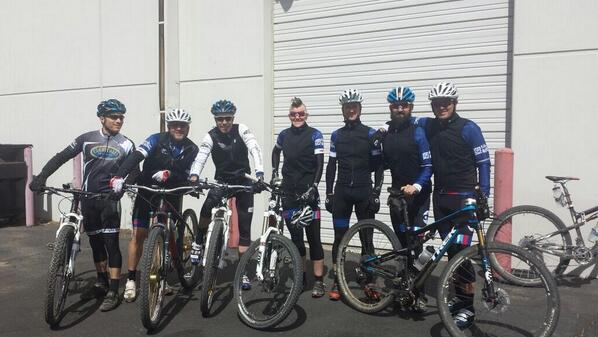 Great mountain bike ride with @MusickBeti and the gang from CTS Colorado Springs! #CTSAthlete