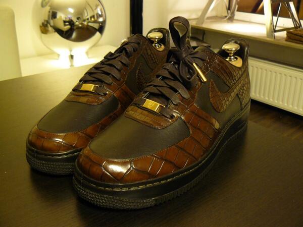 nike air force 1 25th anniversary lux masterpiece crocodile