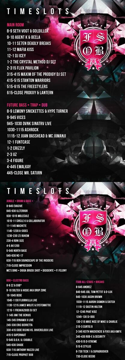 djikon808's tweet image. #FSOBXII #Timeslots