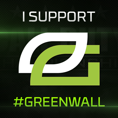 DoctorAlpaca's tweet photo. RT if you are going to be supporting @OpTicGaming @optich3cz #GreenWall http://t.co/Xv1YUxNJGH