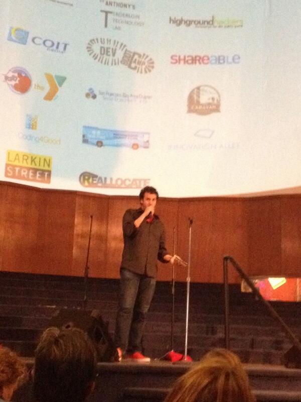 suzboop's tweet image. The #hacktivation #Hackathon starts off with the founder of @reallocate - @kgstew