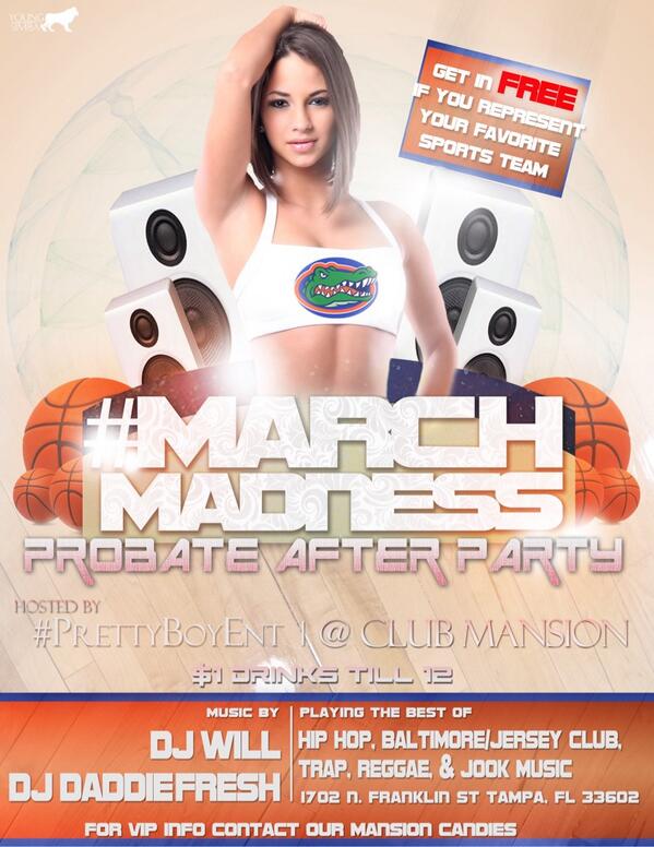 DJDon_Fresh's tweet image. Tonight! We Mansion Slidin

$1 Drinks till 12 / #ProbateAfterParty 

Music on smash by ya boy! Fwm #iGetsLIVE