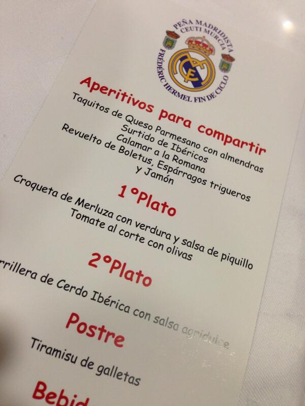 fredhermel's tweet photo. El menú de la cena del primer aniversario de mi querida Peña @fredhermelfindc. Muy bueno!!! http://t.co/AIFafvqQNu