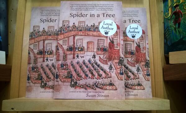 We have Spider in a Tree by local author @susanstinson ! Come and get 'em! #fridayreads