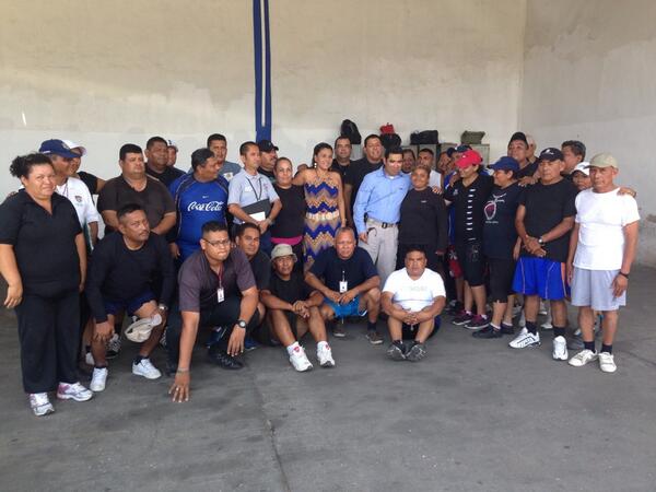 SSPPC's tweet image. Curso de policías para bajar de peso