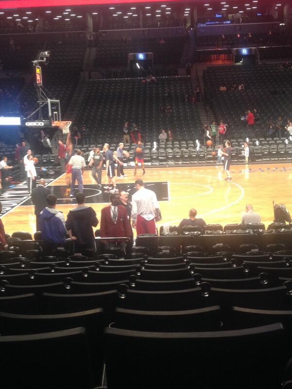 nfierro10's tweet image. Sorry to say but I love it here #nets2014