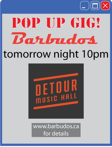 Tomorrow night <a href="/detourmusichall/">Detour Music Hall</a> !