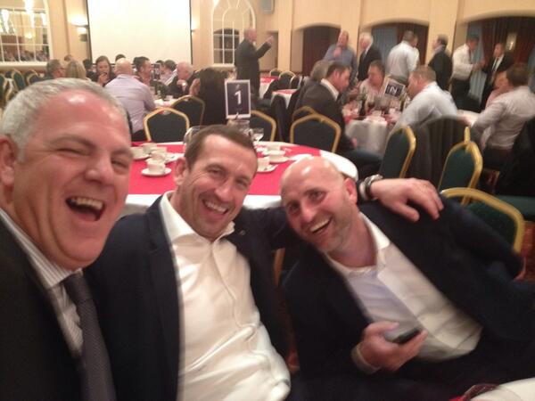 Having a laugh with the Llantarnam boys!! #newportcounty